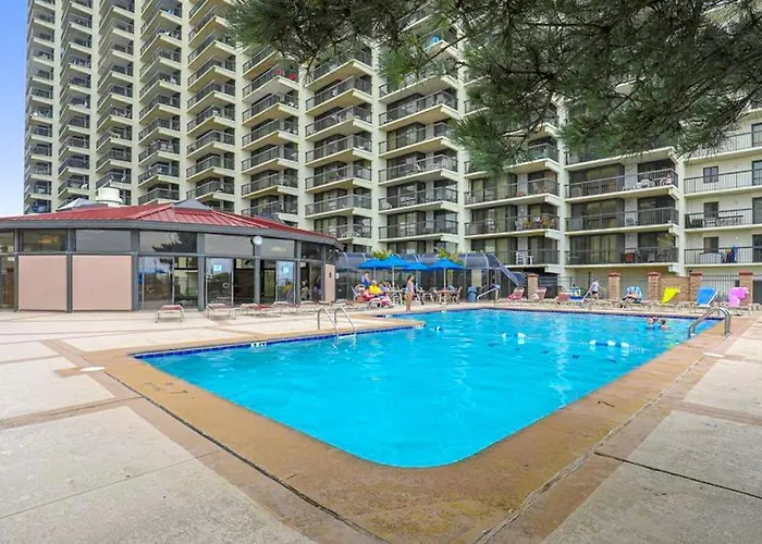 Bright With Balcony Views Pool Game Tennis Court & Ac Ocean City